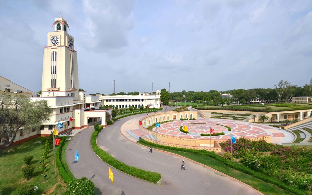 BITS Pilani campus and clock tower